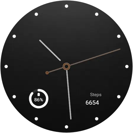 Aura Minimal watch face preview