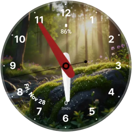 Day & night watch face preview