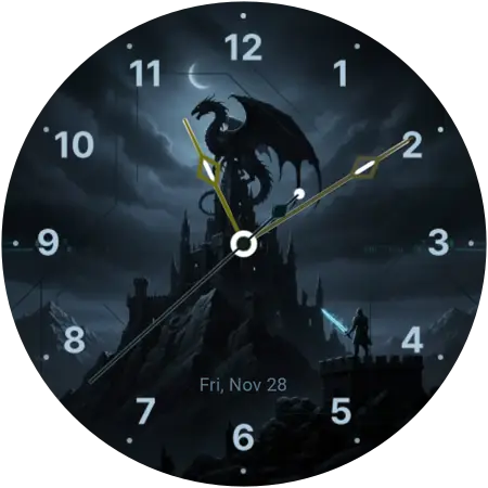 Dragon Knight watch face preview