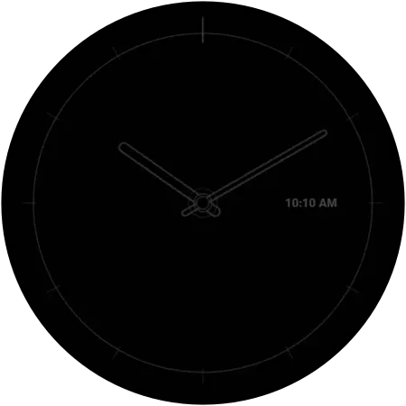Mono Line watch face, alternative preview 3