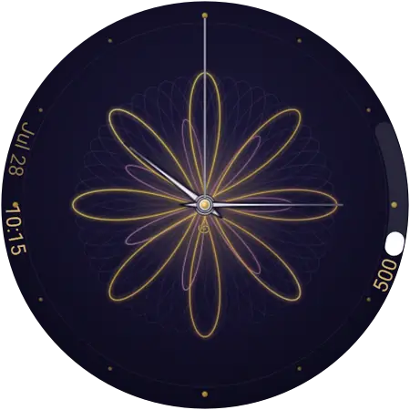 Spirograph watch face preview