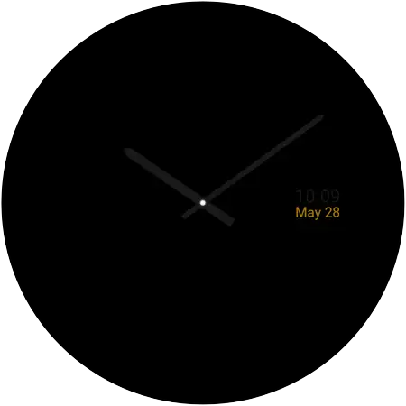 Thin Air watch face, alternative preview 2