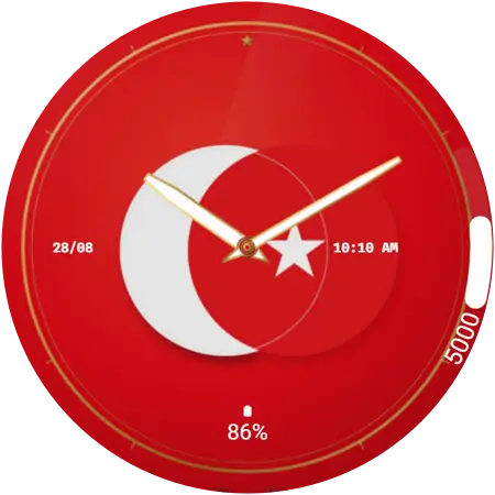 Turkey watch face preview