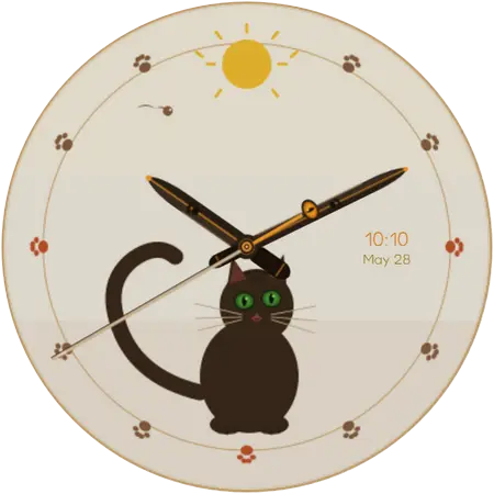 Whiskers watch face, alternative preview 2